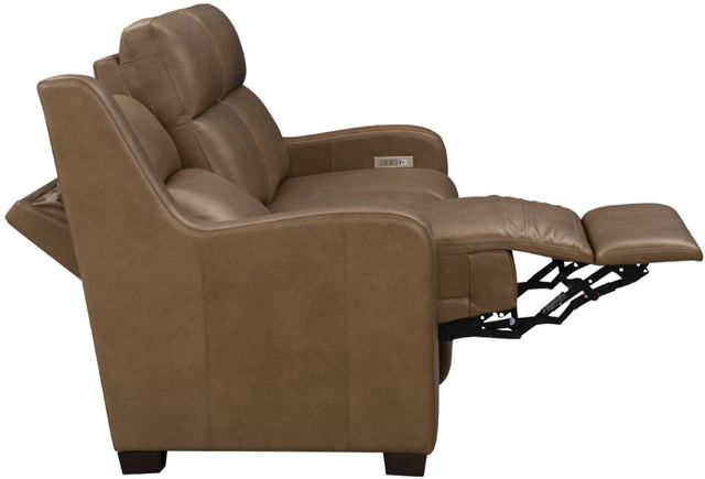 BarcaLounger® Ayden Hillwood Toffee Leather Power Reclining Sofa-1