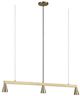 Renwil® Linea Plated Champagne Pendant Light-0
