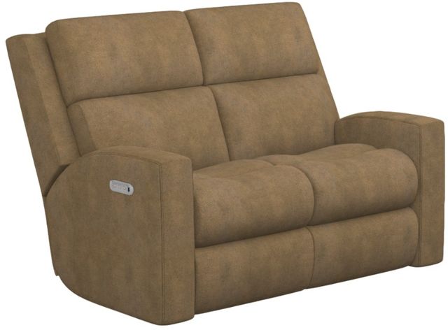 Flexsteel® Customizable Score 62" Power Reclining Loveseat with Power Headrests and Lumbar-3