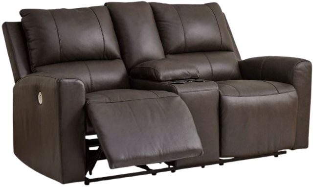 Signature Design by Ashley® Boxmere Storm Power Reclining Loveseat-4