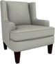 Best® Home Furnishings Customizable Field & Stream Home Sterling Wing Back Chair with Plaid Cushion and Espresso Legs-0