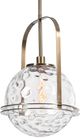 Uttermost® Mimas Antique Brass 1-Light Globe Pendant-5
