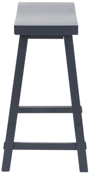 Liberty Furniture Creations II Navy 24" Sawhorse Counter Stool-3