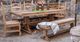 International Furniture Direct Marquez 6-Piece Brown Dining Table Set-0