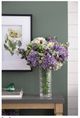 A & B Home Blue 34'' Faux Hydrangea-3