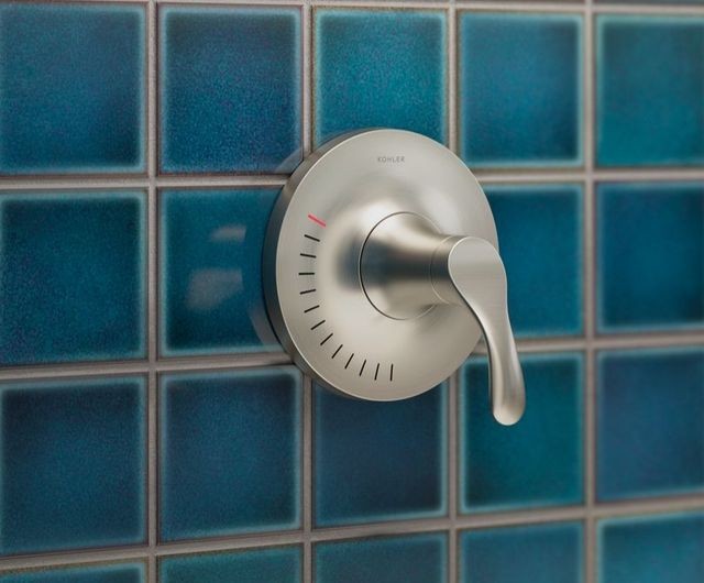 KOHLER® Simplice® Rite-Temp® Vibrant Brushed Nickel Valve Trim-1