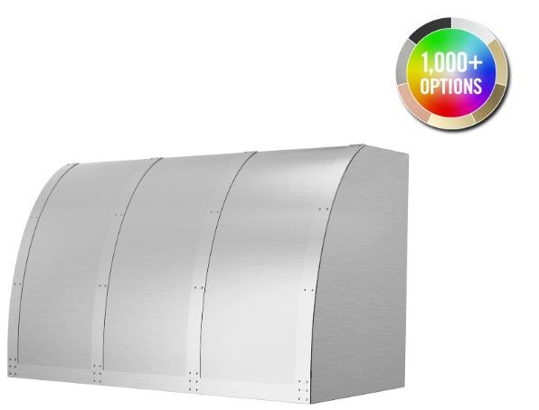BlueStar® Designer Series Atlas 66'' Stainless Steel Wall Mounted Range Hood-0