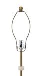 A & B Home Gold/White Dervani Alabaster and Metal Table Lamp-2