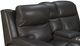 BarcaLounger® Leon Matteo Smokey Gray Leather Power Reclining Loveseat-4