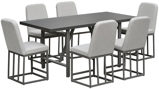 Intercon Navarro 5-Piece Mocha Aluminum/Fabric Outdoor Counter Height Dining Set-0