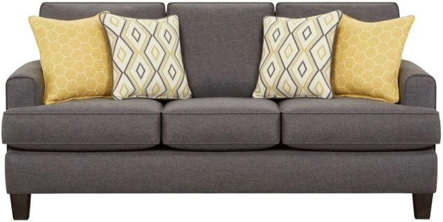 Fusion Furniture Maxwell Gray Dijon Sofa-0