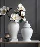 A & B Home White Seaford Ginger Jar-5