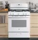 GE® 30" White Freestanding Gas Range-1