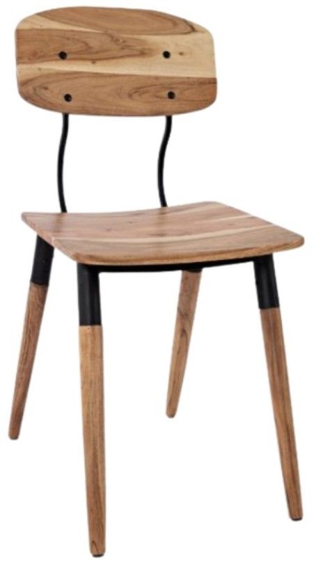 Jofran Inc. Nature's Edge 6-Piece Natural 79" Dining Set-4