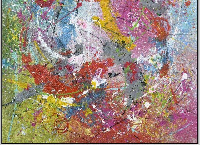 Classy Art Style 2 Hand Painted Textured Canvas Wall Art-1