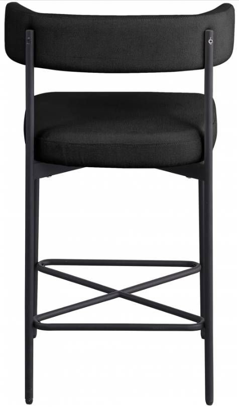 Meridian Furniture Rivage Black Counter Stool-2