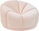 TOV Furniture Marshmallow Peach Velvet Lounge Chair-2