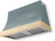 La Cornue Cornufé Marquee 44" Ocean Wall Mounted Range Hood with Polished Brass Trim-0