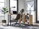 Signature Design by Ashley® Gerdanet 2-Piece Light Brown/Black Home Office Set-3