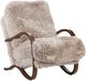 Four Hands Tobin Taupe Mongolian Fur Accent Chair-0