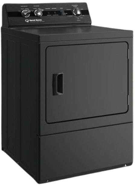 Speed Queen® DC5 7.0 Cu. Ft. Matte Black Gas Dryer-1