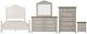 Liberty Furniture Farmhouse Reimagined 5-Piece Antique White/Chestnut Queen Bedroom Set-0