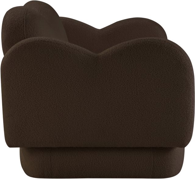 Meridian Furniture Bloom Brown Teddy Fabric Loveseat-3