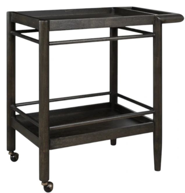 Modus Furniture Rockport Yin Rolling Bar Cart-0