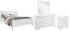Global Furniture USA Charlie 4-Piece White King Panel Bedroom Set-0