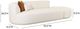 TOV Furniture Fickle 2-Piece Cream Left Arm Facing Chaise Modular Sofa-2
