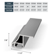 Graphite - Alloy Scoop TV Frame - 32"-3