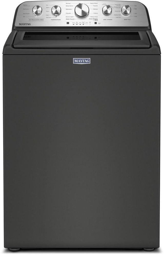Maytag® 5.5 Cu Ft. Volcano Black Impeller Top Load Washer with Extra Power and Pet Pro Option-0