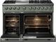 Viking® 5 Series 48" Eucalyptus Pro Style Dual Fuel (NG) Range with Polished Chrome Trim-1