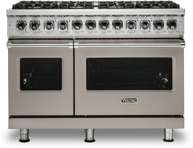 Viking® 5 Series 48" Pacific Grey Pro Style Dual Fuel Natural Gas Range-0