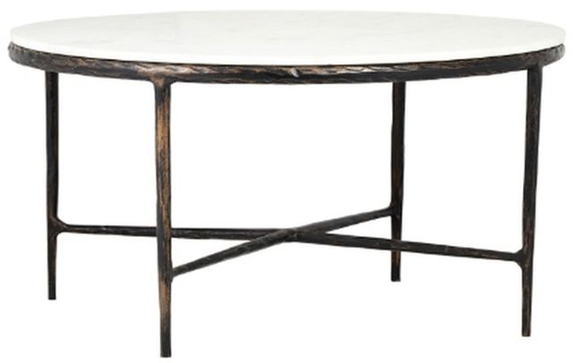 LR Home Bronze/White Coffee Table-2