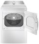 GE Profile™ 7.4 Cu. Ft. White Front Load Natural Gas Dryer -1