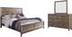 Liberty Furniture Ridgecrest 3-Piece Cobblestone California King Panel Bedroom Set-0