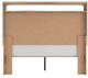 Signature Design by Ashley® Kinlanni Tan Queen Upholstered Platform Bed-4