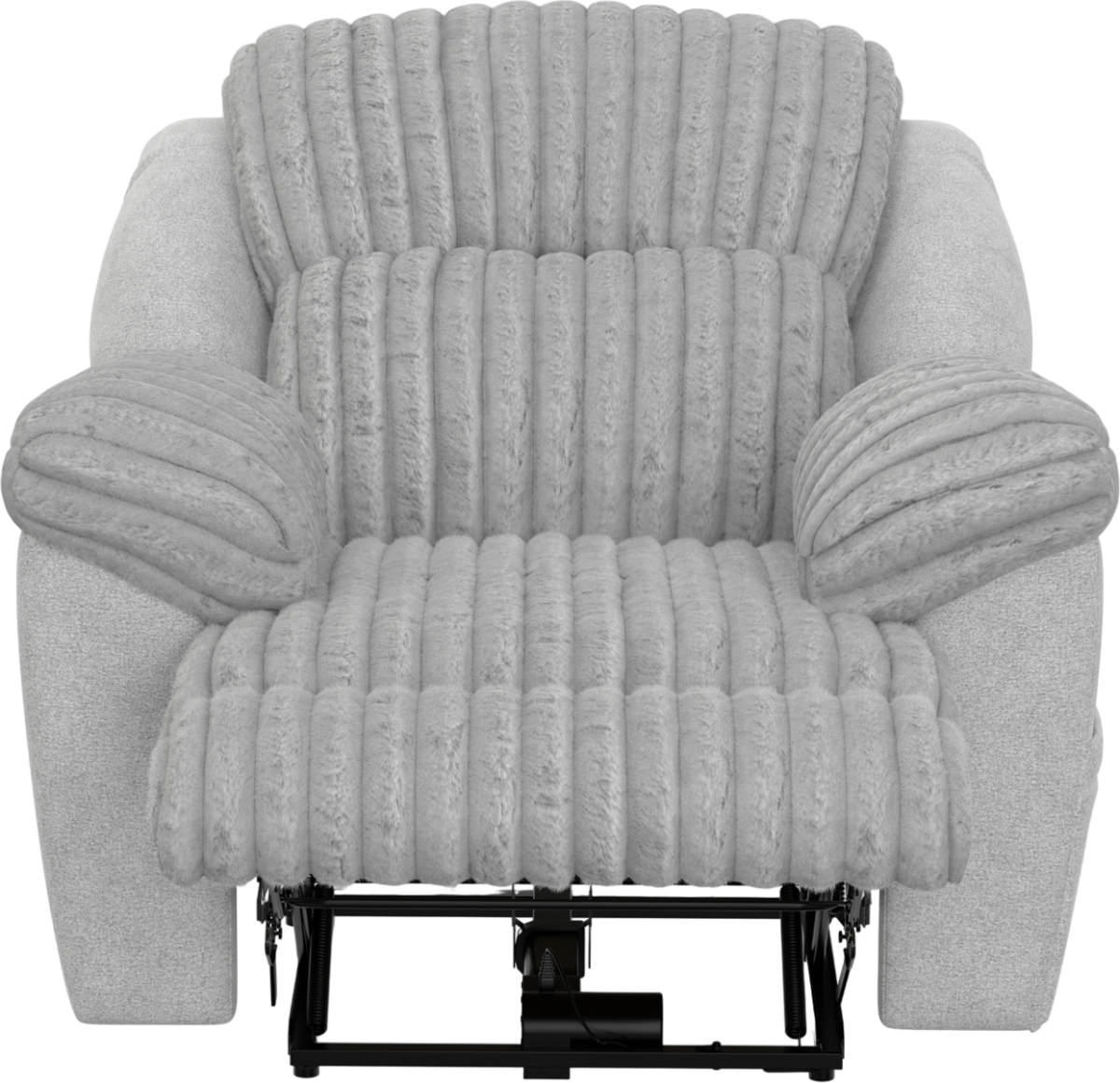 Shaggy Moonstruck Power Recliner - Thumbnail 2