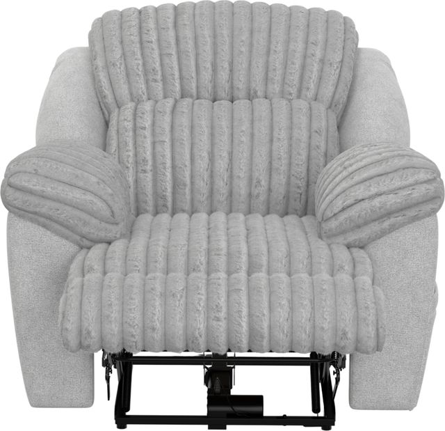Catnapper® Shaggy Moonstruck Power Lay Flat Recliner with Zero Gravity-3