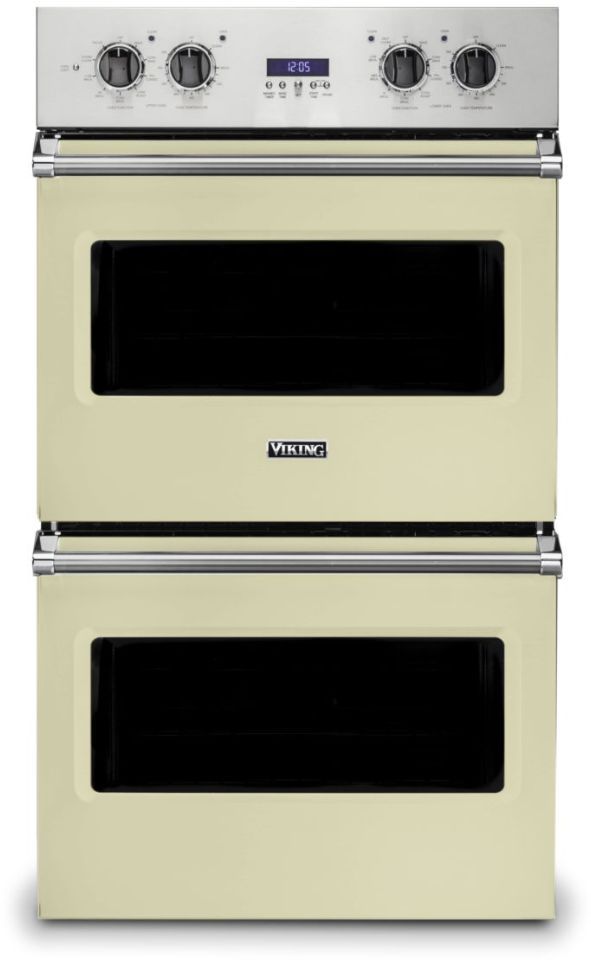 Viking® 5 Series 30" Vanilla Cream Professional Built In Double Electric Select Wall Oven-0