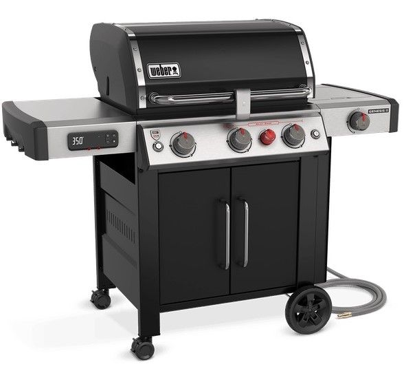 Weber® Grills® Genesis II EX-335 59" Black Freestanding Natural Gas Smart Grill-1