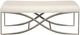 Riverside Furniture Sophie Natural/White Upholstered Bed Bench-1