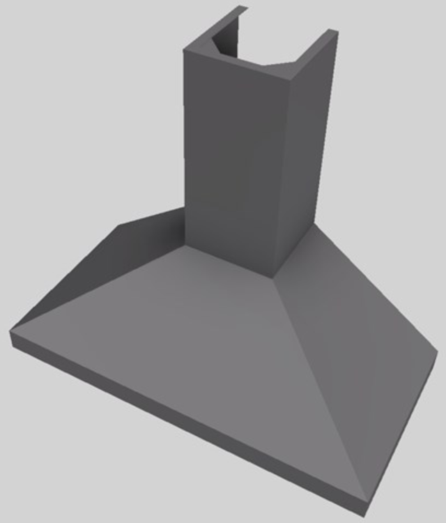 Vent-A-Hood® K Series 42" Gunsmoke Wall Mounted Range Hood-1