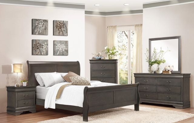 Homelegance® Mayville Stained Gray Mirror-1