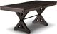 Handstone Customizable Rafters Maple 42x72 Trestle Table with 2x12” End Extensions-0