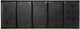 Bernards Harper Black Upholstered King Panel Bed-2
