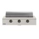 Caliber™ Rockwell Social 48" 3-Burner Antique White Built-In Natural Gas Grill with Pewter Hardware-1