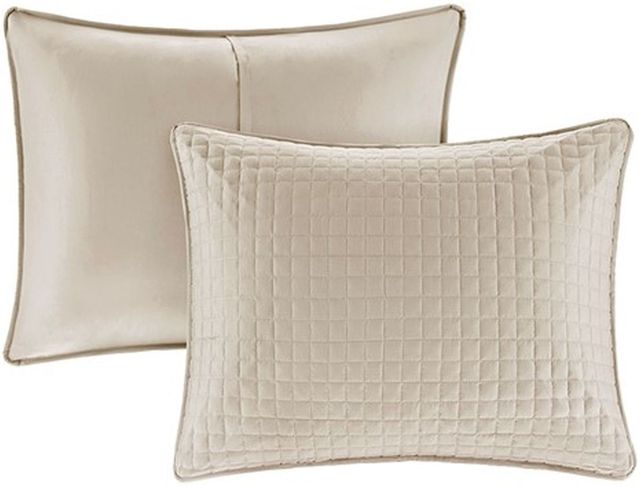 Olliix by 510 Design Otto Khaki Full/Queen 3 Piece Reversible Coverlet Set-1