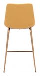 Zuo® Tony Yellow and Gold Counter Chair-3